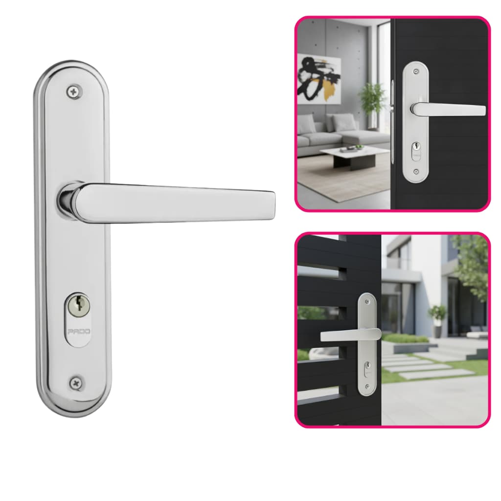 Fechadura Pado Porta e Portão Externa Concept 40mm Cromada 401e