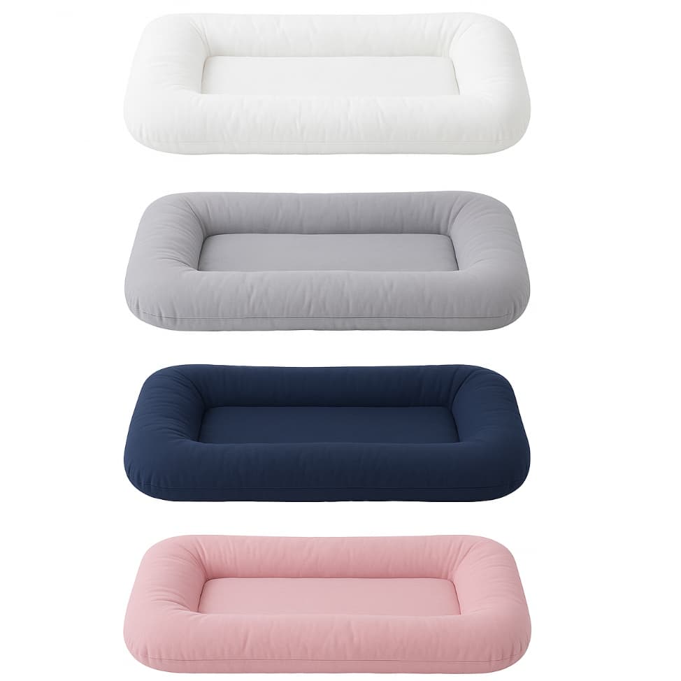 Ninho Casulinho Redutor de Berço Bebe Dupla Face 100% Micropercal 400 Fios Várias Cores