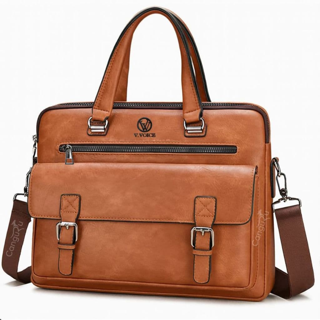 Pasta Notebook Reforçada Impermeável Casual Com Alça Transversal Ideal Para Trabalho Faculdade