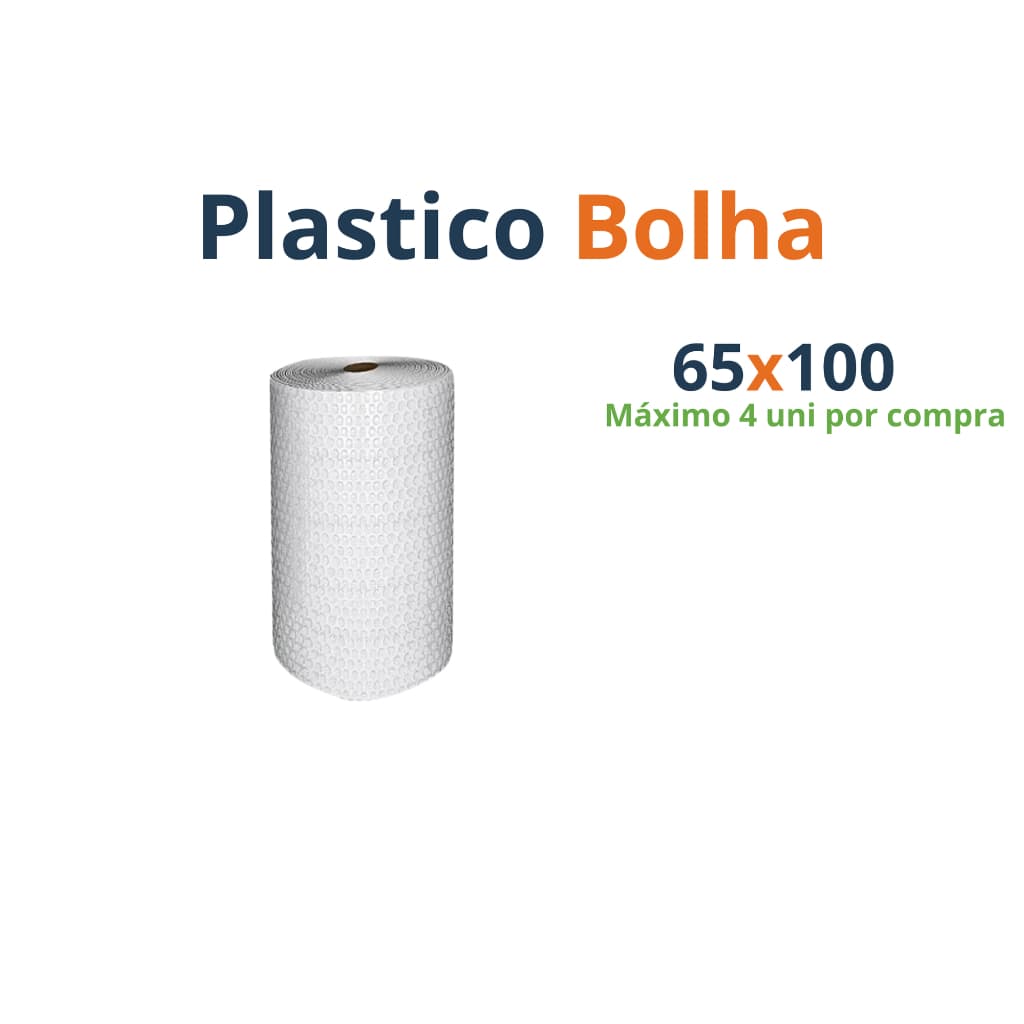 1 Plástico Bolha 65x100 Metros Envio Rápido ! 25 micras !