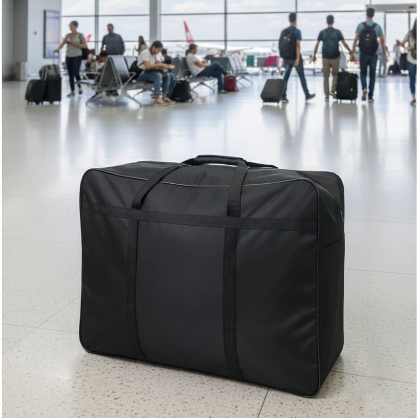 Sacolão GG Nylon Preto Grande Sacola para Sacoleiro Reforçada