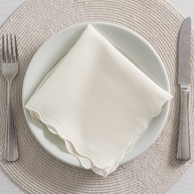 Guardanapo de Tecido Oxford Kit 50 Unidades 33cm Corte a Laser e Cores Variadas Mesa Posta