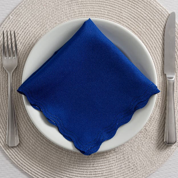 Guardanapo de Tecido Oxford Kit 40 Unidades 33cm Corte a Laser e Cores Variadas Mesa Posta