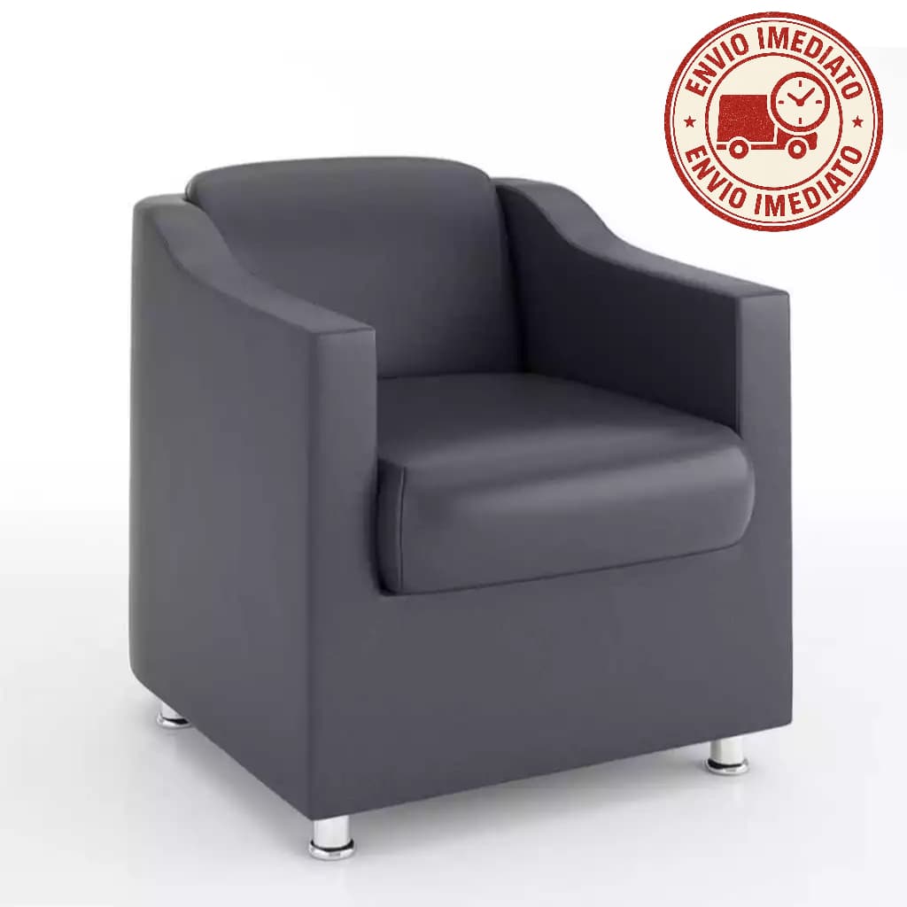 Pronto Entrega - Poltrona CORINO Decorativa Dilla Consultório, Recepção, Sala, Escritório