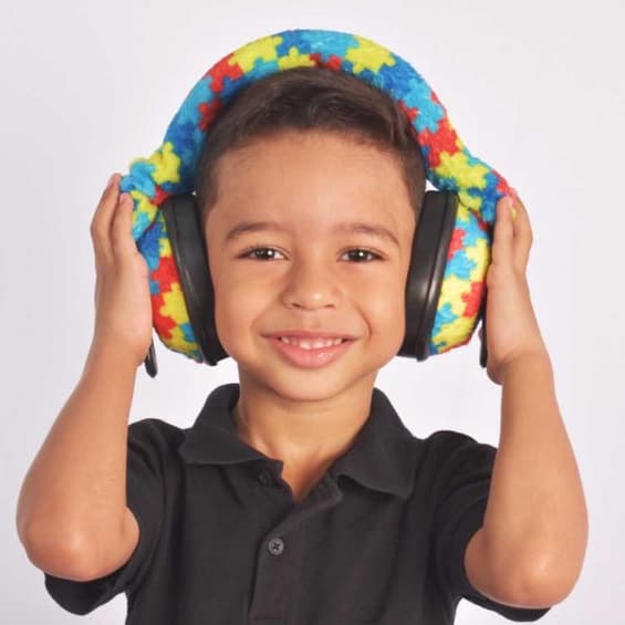 Abafador de Ruído Infantil com Revestimento de Pelúcia | Redução de Ruído Suave indicado para portadores de autismo