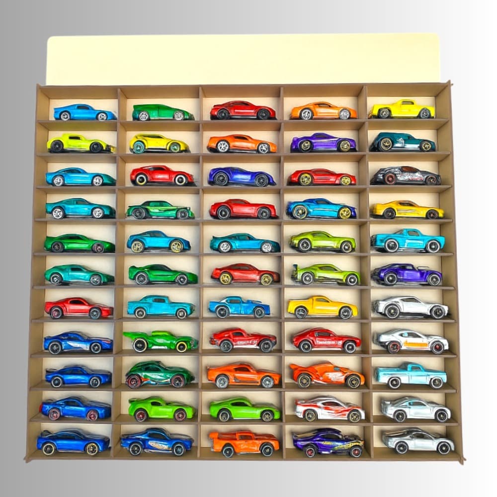 Porta Carrinhos Organizador Em Mdf HotWheels Expositor  Decorativo