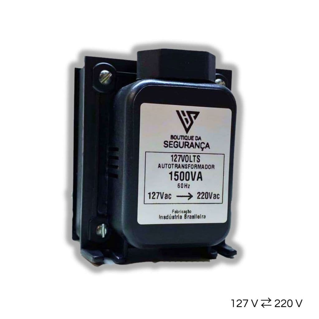 Transformador 1500VA Conversor de Voltagem AutoTransformador 800 watts