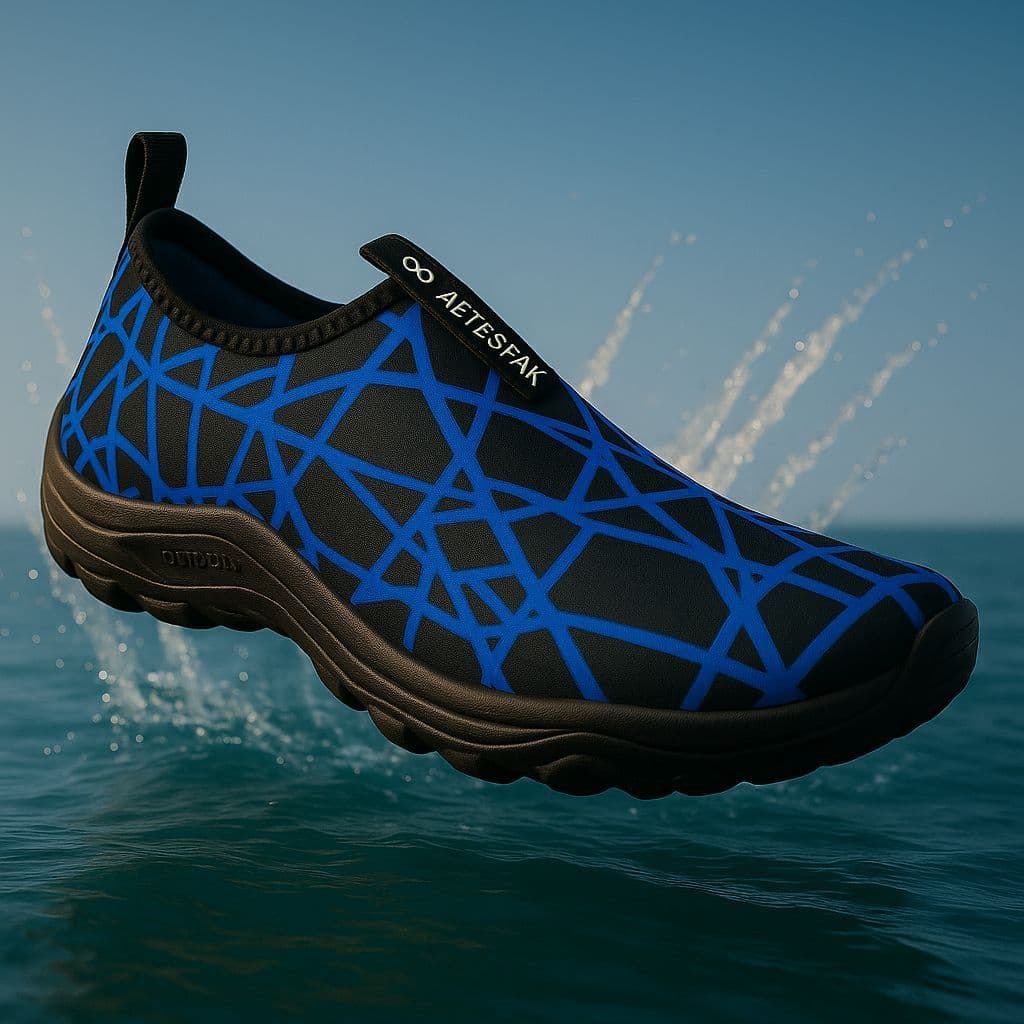 SAPATILHA AQUATICA IDEAL PARA LUGARES MOLHADOS E ESPORTES AQUATICAS NATAÇÃO PISCINA PRAIA CACHOEIRA