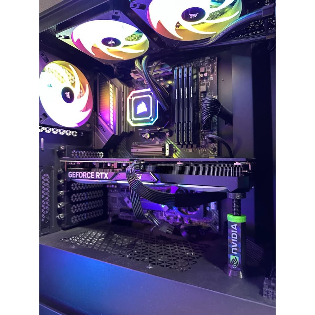 Suporte Ajustável Vertical De Placa de Video PC GPU HD Multicor