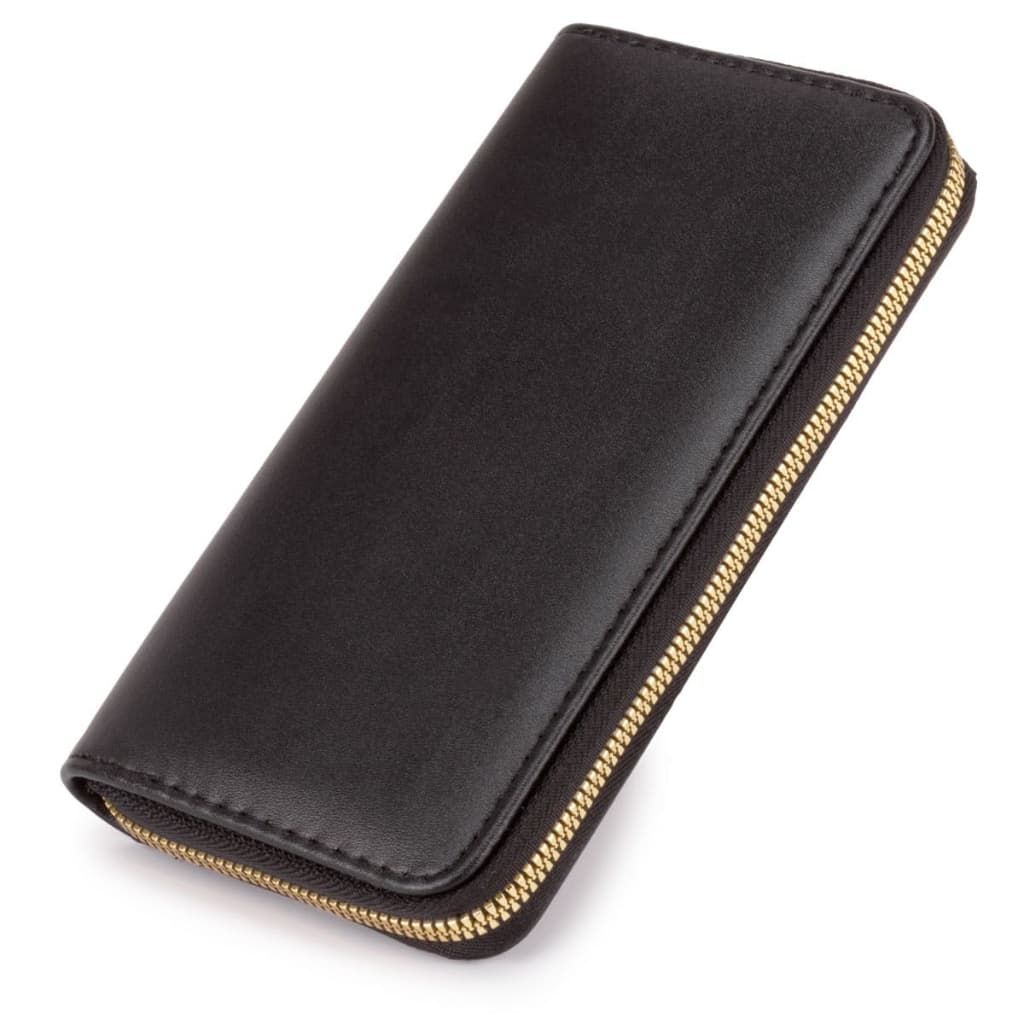 Carteira Feminina Luxuosa com Zíper Completo e Compartimentos Espaço para Cartões