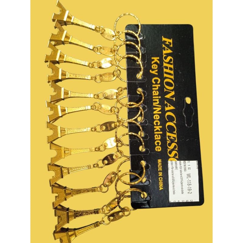 Kit chaveiros torre Eiffel com 12.UNIDADES