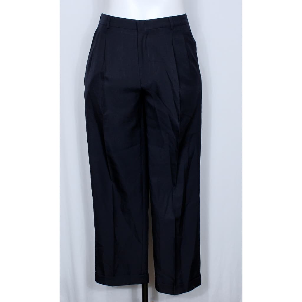 Calça social alfaiataria masculina azul marinho - Veste 44 - Ref. 4793 (brechó)