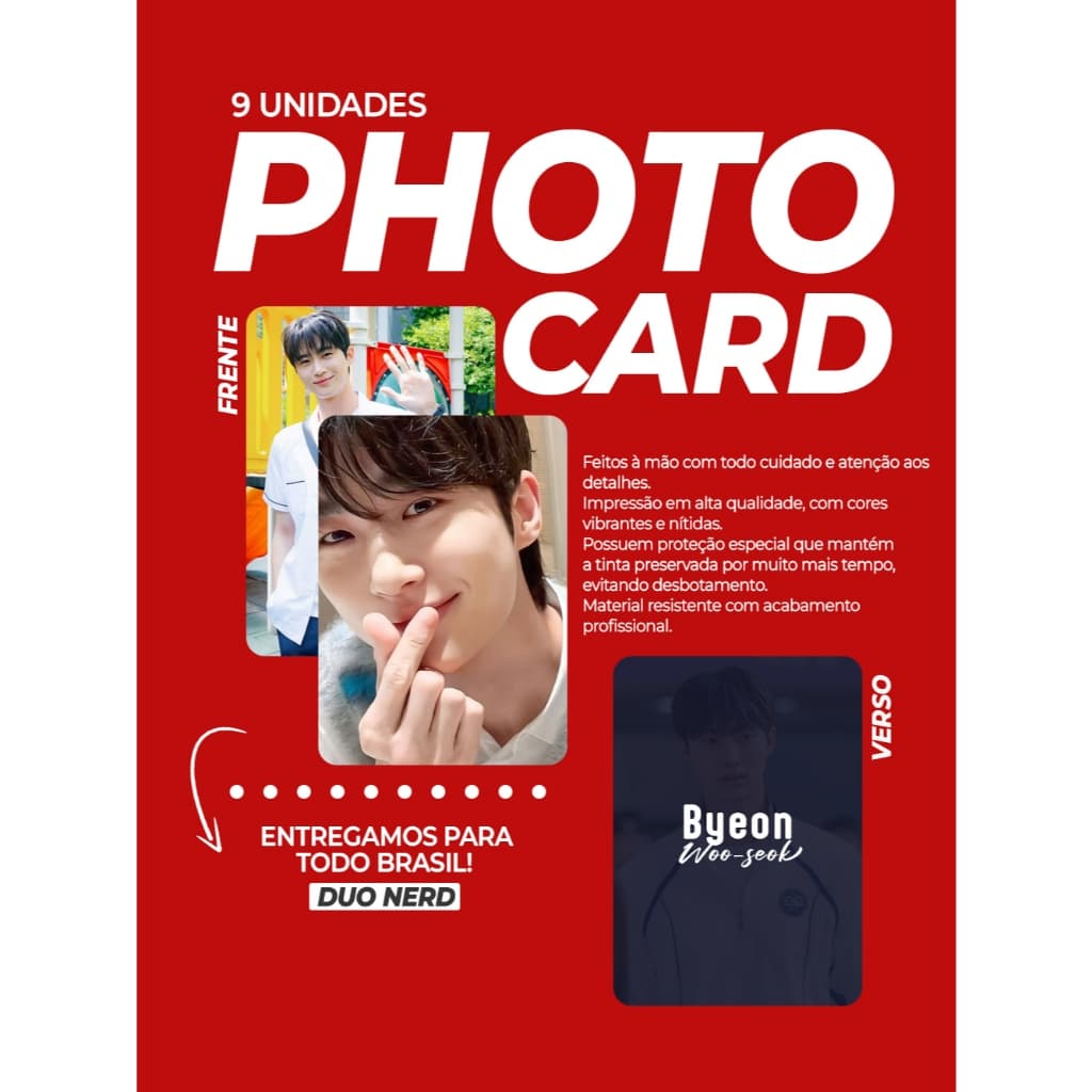 Photocards Fanmade Lovely Runner Ryu Sun‑jae Byeon Woo-seok