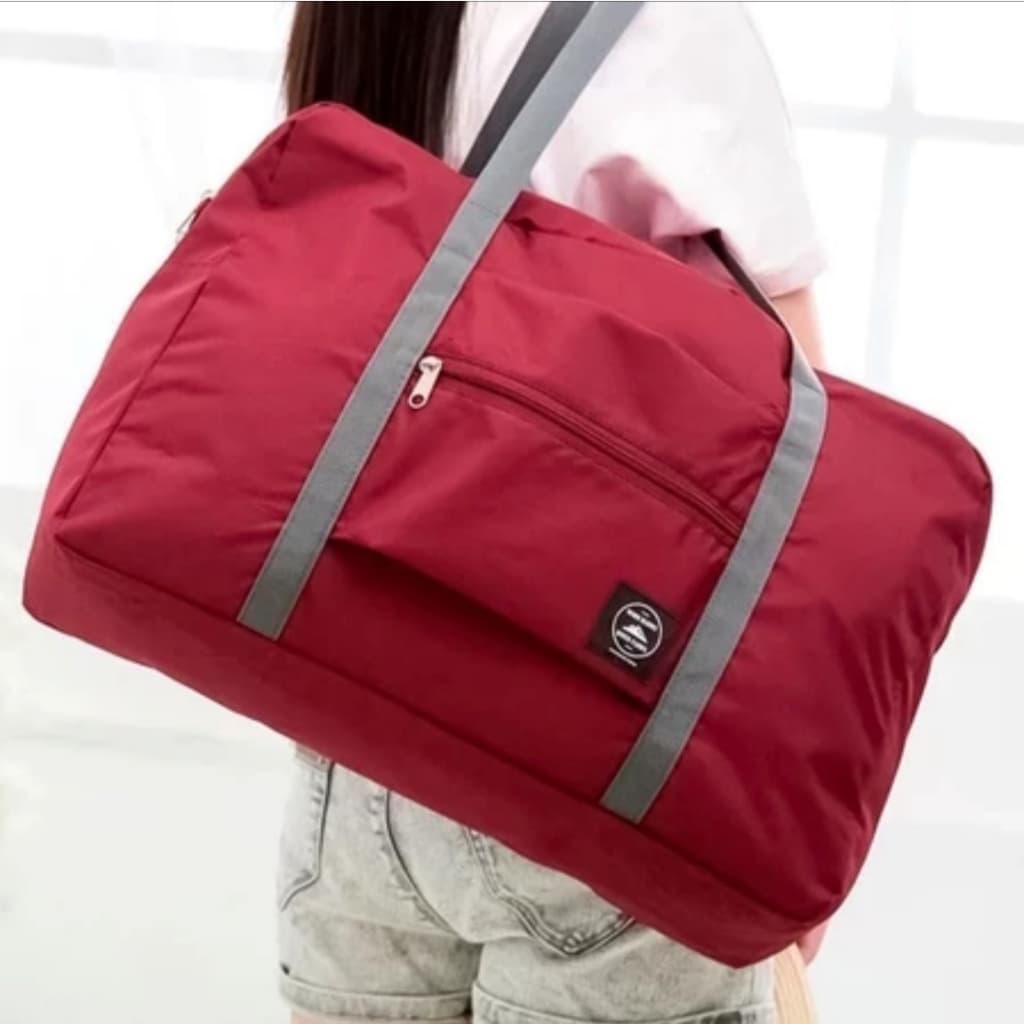 Bolsa De Viagem Mala Dobrável Capacidade Impermeável- Leve para Bagagem Roupas + Organizador