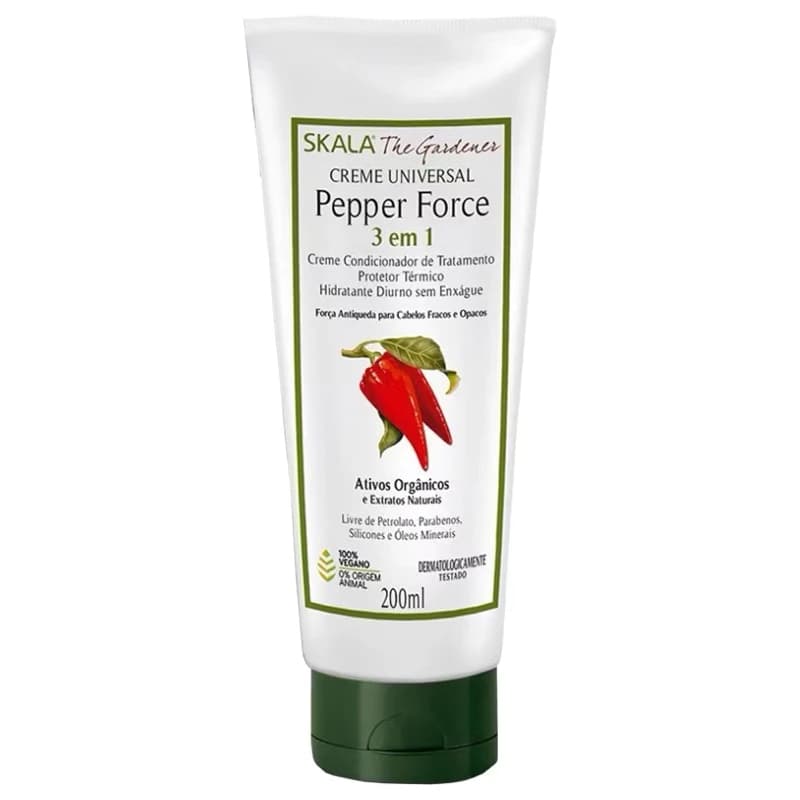 Creme de pentear universal 3 em 1 skala the gardener Pepper Force 200ml
