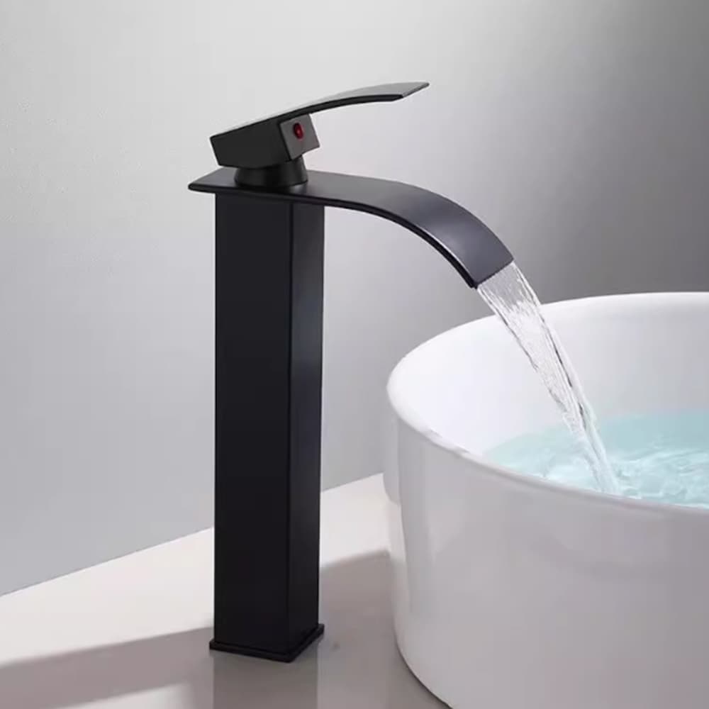 Heemli Torneira de casa de banho Aço inoxidável Torneiras de lavatório Frio/Quente