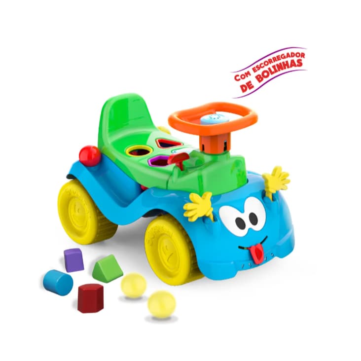 Brinquedo Infantil Totokinha Bolinha Carrinho AZUL - Cardoso Toys