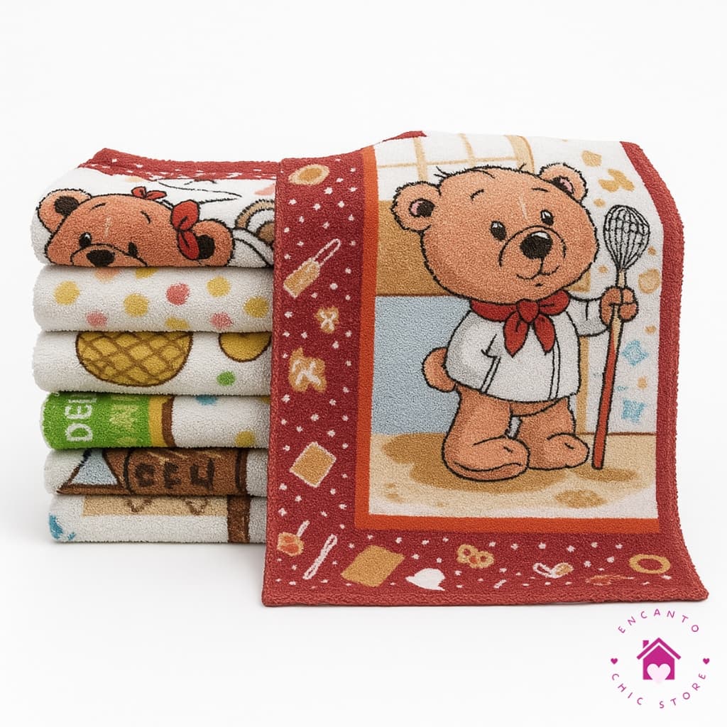 Kit05 Pano de Prato Felpudo 41x64cm ou 35x55cm