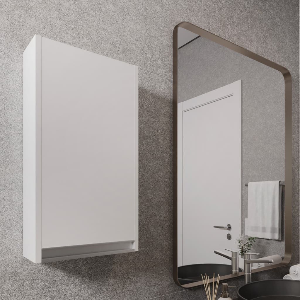 Armário aéreo estreito 30cm para banheiro cozinha lavanderia Entregue Montado