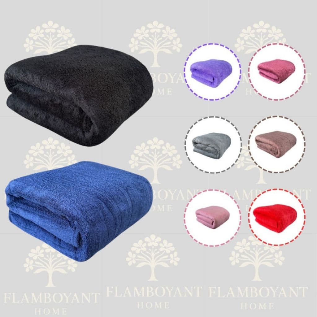 Manta Cobertor Casal Microfibra 1,80x2,00 Mt - Varias Cores