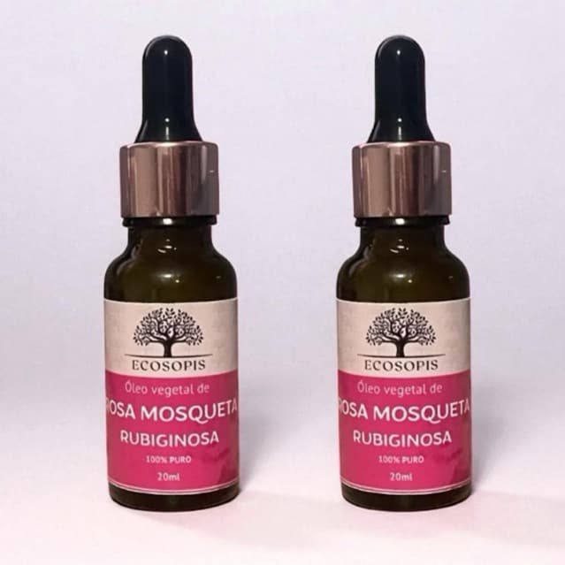 Óleo de Rosa Mosqueta Rubiginosa 100% PURO Kit com 2