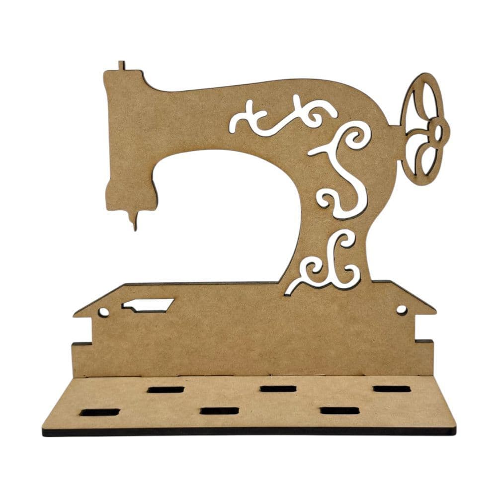 Suporte Porta Tesouras Profissional Mdf até 6 Tesouras Costureira Multiuso Maquina de Costura