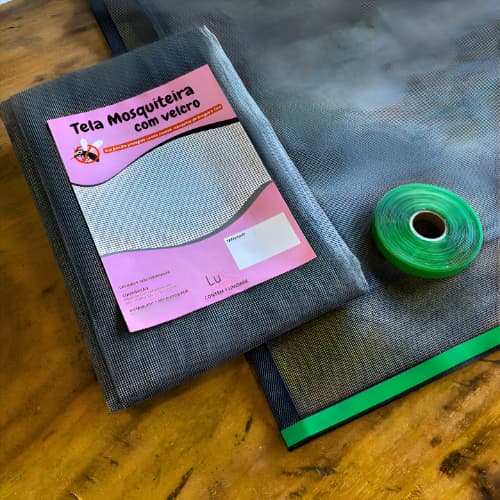 [Pedidos Personalizados] Tela Mosquiteira em Fibra de Vidro com Velcro Para Janelas