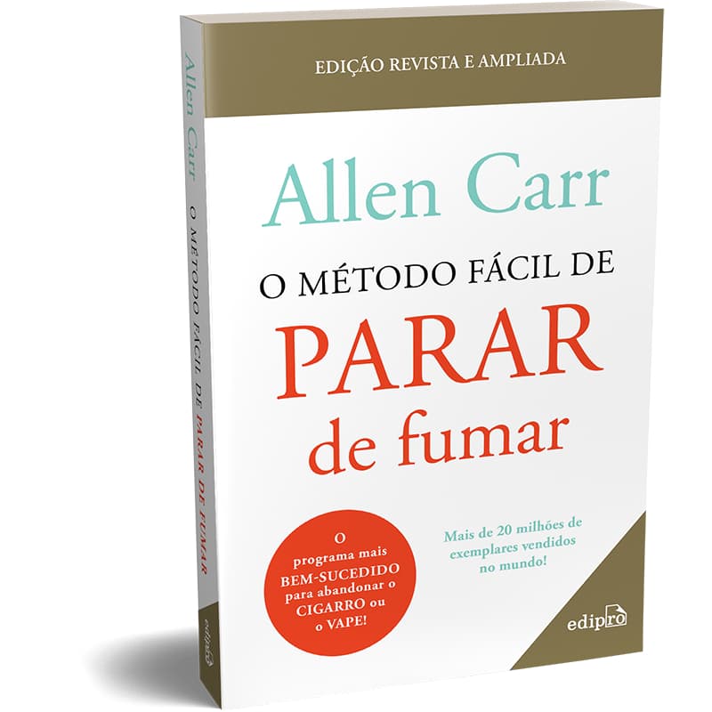 O método fácil de parar de fumar - Edição atualizada do livro de autoajuda sobre Tabagismo, Cigarro, VAPE