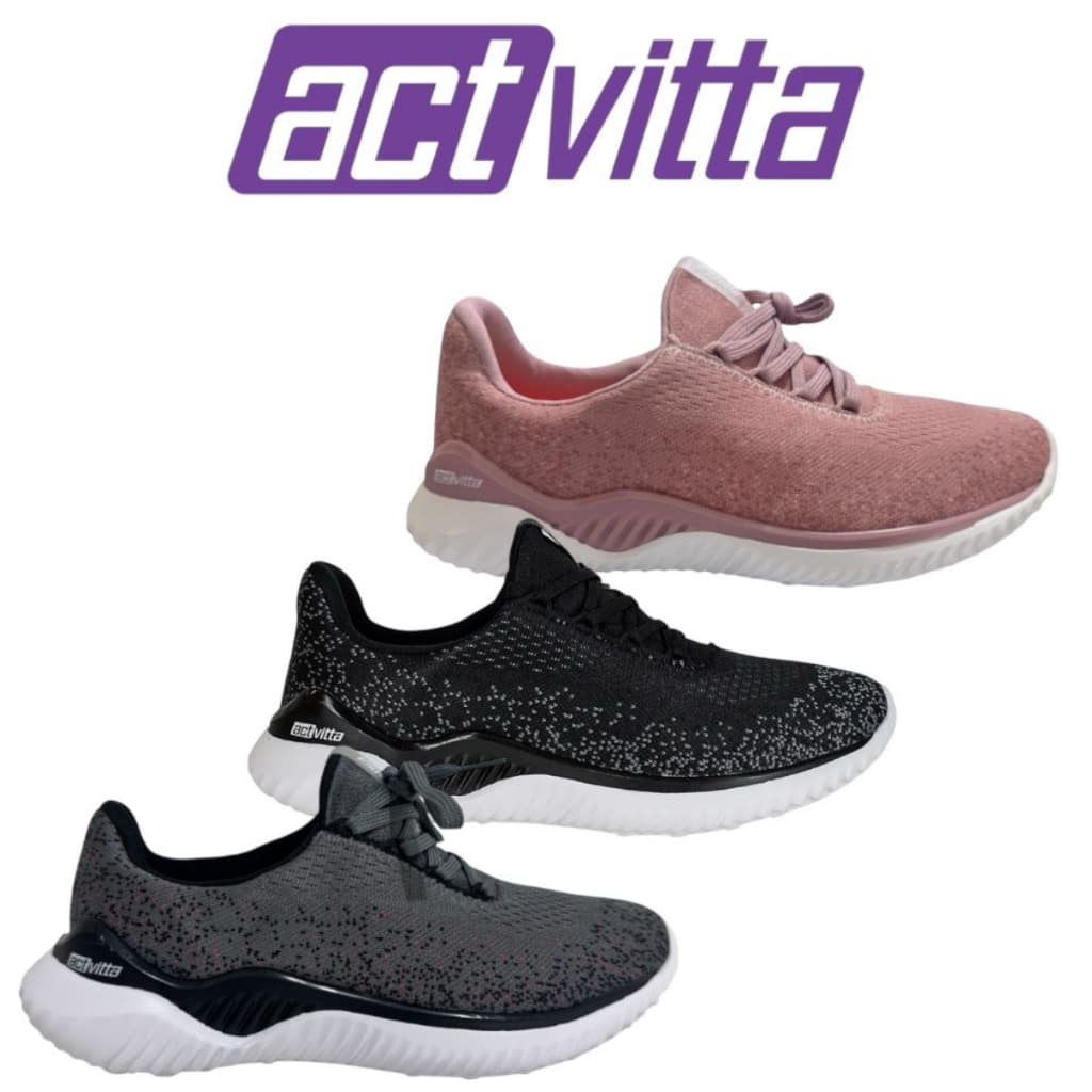 Tenis Feminino Esportivo Actvitta Original Academia Caminhada Corrida dia a dia Leve e Confortavel