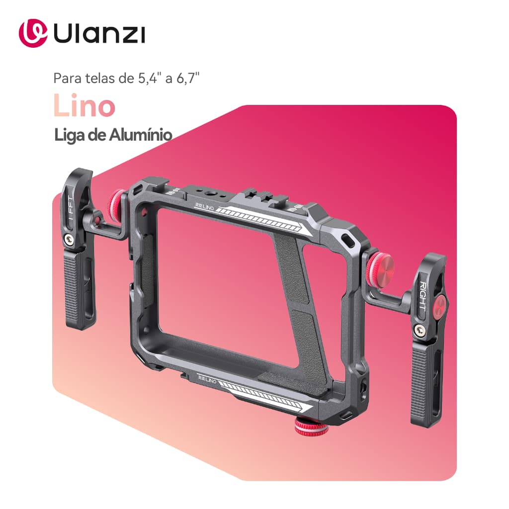 ULANZI LINO Kit Vídeo Smartphone - Estabilizador (Gaiola) para Iphone/Android