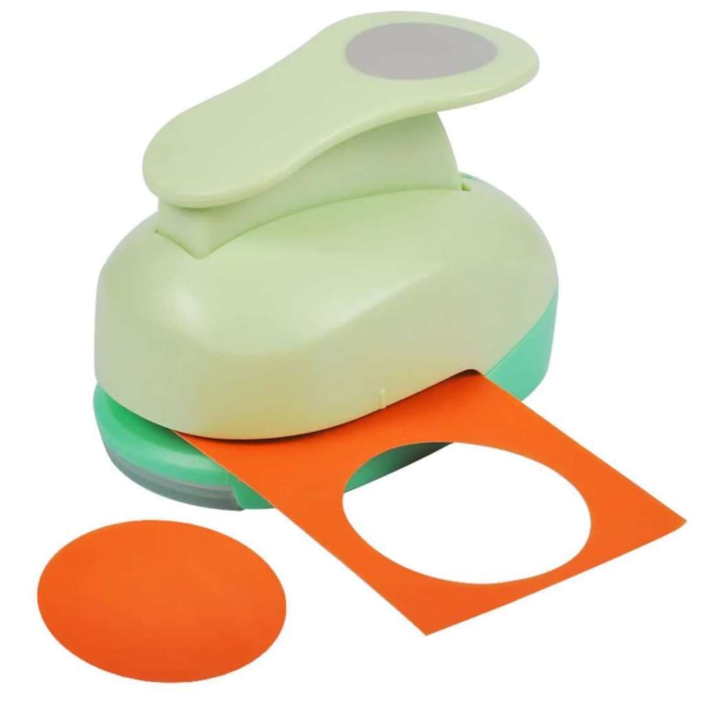 Furador Scrapbook Círculo liso Papel E Eva Corte 2.5cm