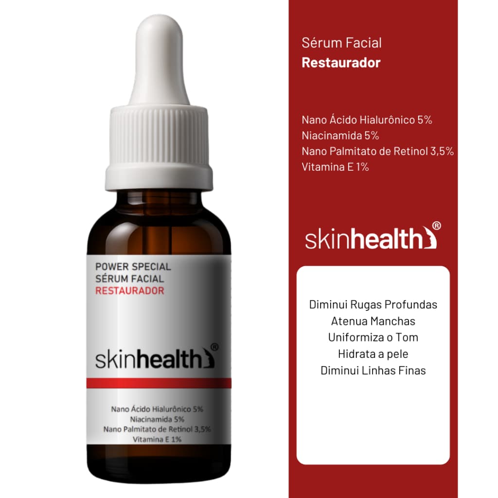 Sérum Restaurador - Blend de Retinol e Ácido Hialurônico