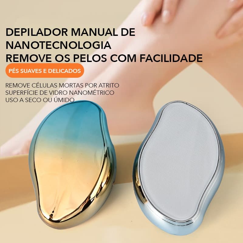 Depilador De Cristal Indolor Reutilizável Portátil Nanotecnologia Ferramenta De Beleza