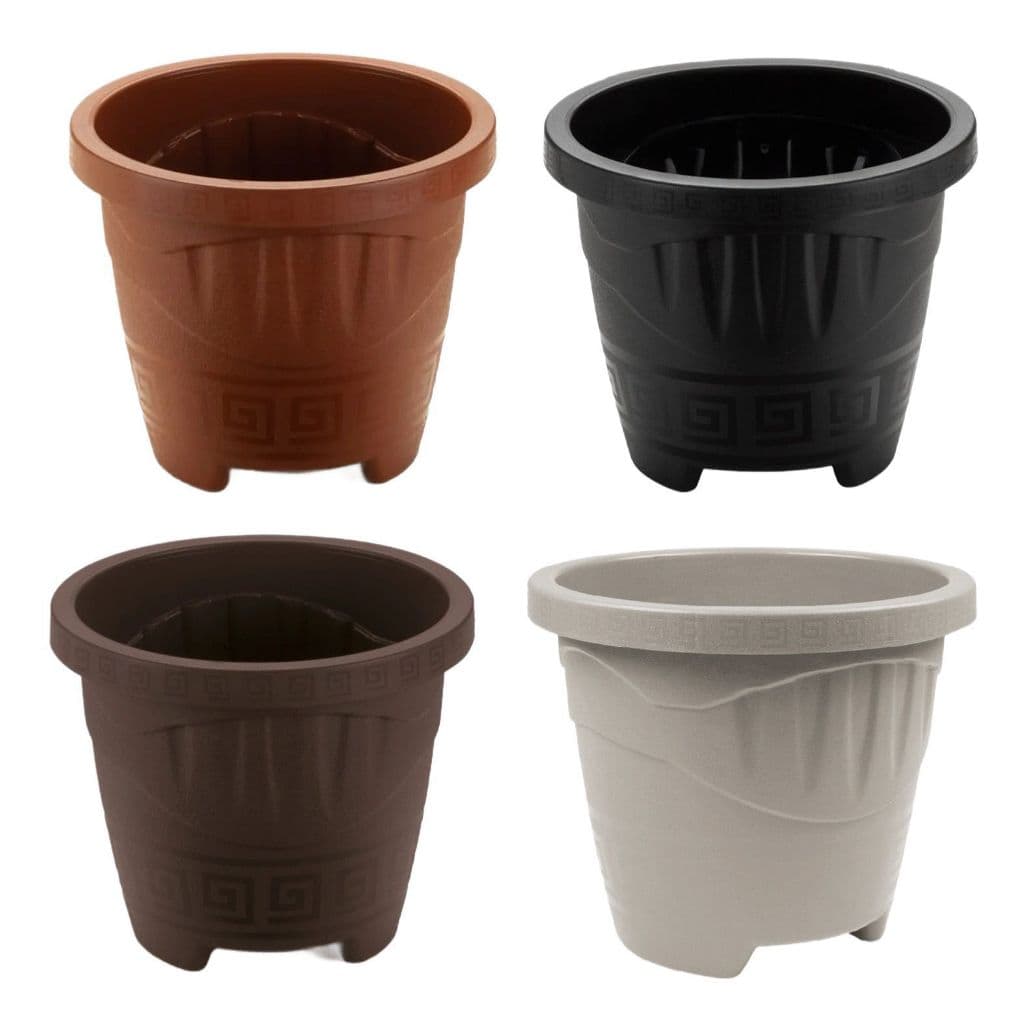 Kit 3 Vaso Redondo G 9 Litros – Cultive com Qualidade e Design