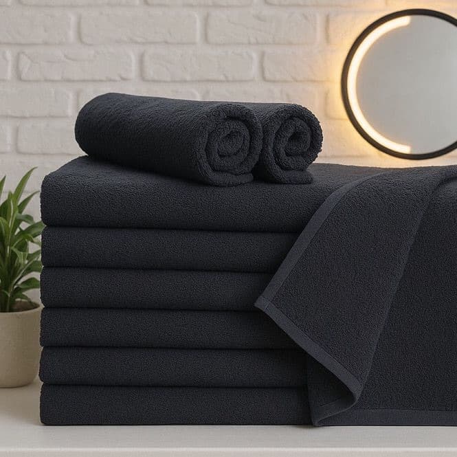 Kit 6 Toalhas 100% Algodão – Para Salão, Barbearia, Estética e Manicure