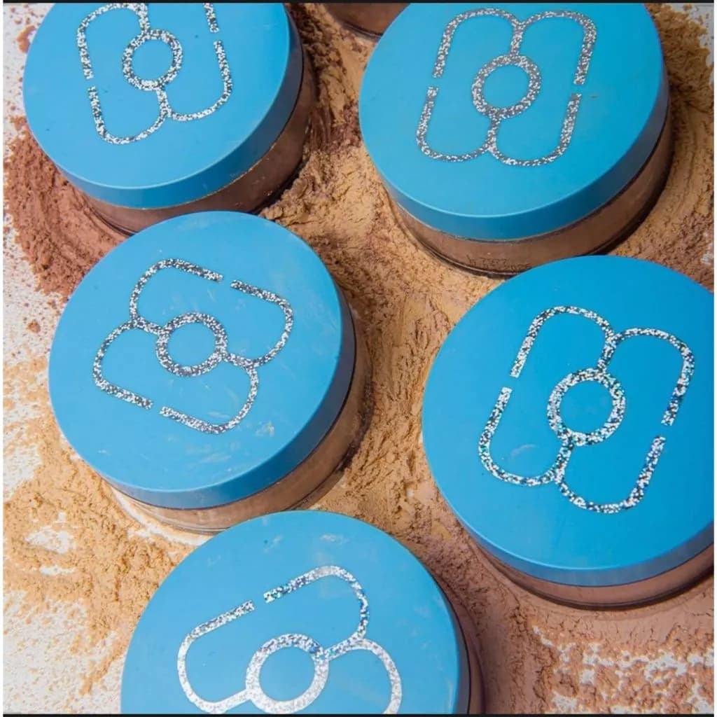 Pó Solto Hidratante de Tapioca maquiagem Até Embaixo D'Água Maria Margarida Nova Embalagem