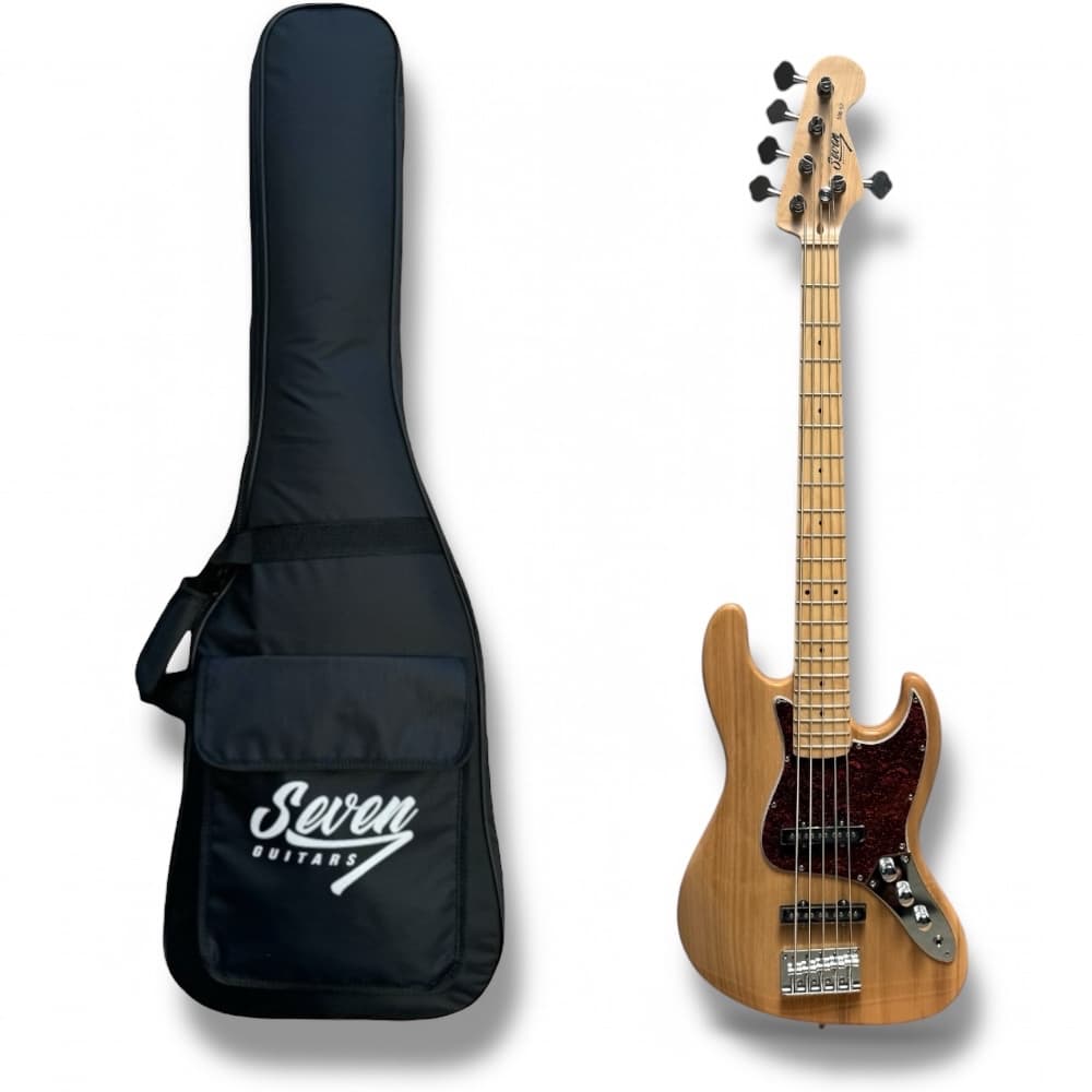 Contrabaixo J.bass Seven 5 Cordas Sjb-57 NT Com Bag