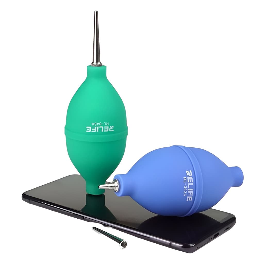 Soprador Bola de Borracha Manual 2 Em 1 Relife RL-043A Bicos para Limpeza Básica e Profunda