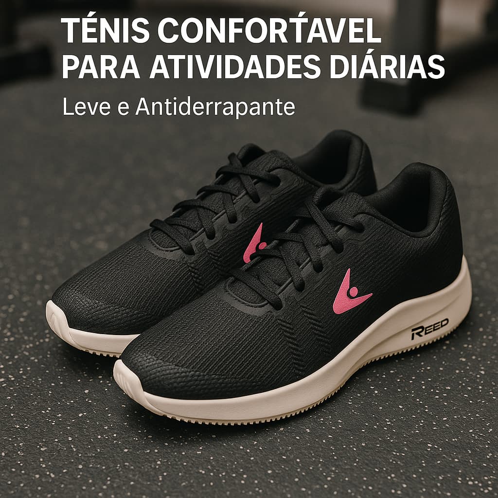 Tênis Esportivo Feminino e Masculino Casual Uso Diário