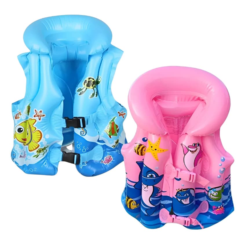 Bóia Infantil Colete Salva Vidas Inflável Piscina Praia