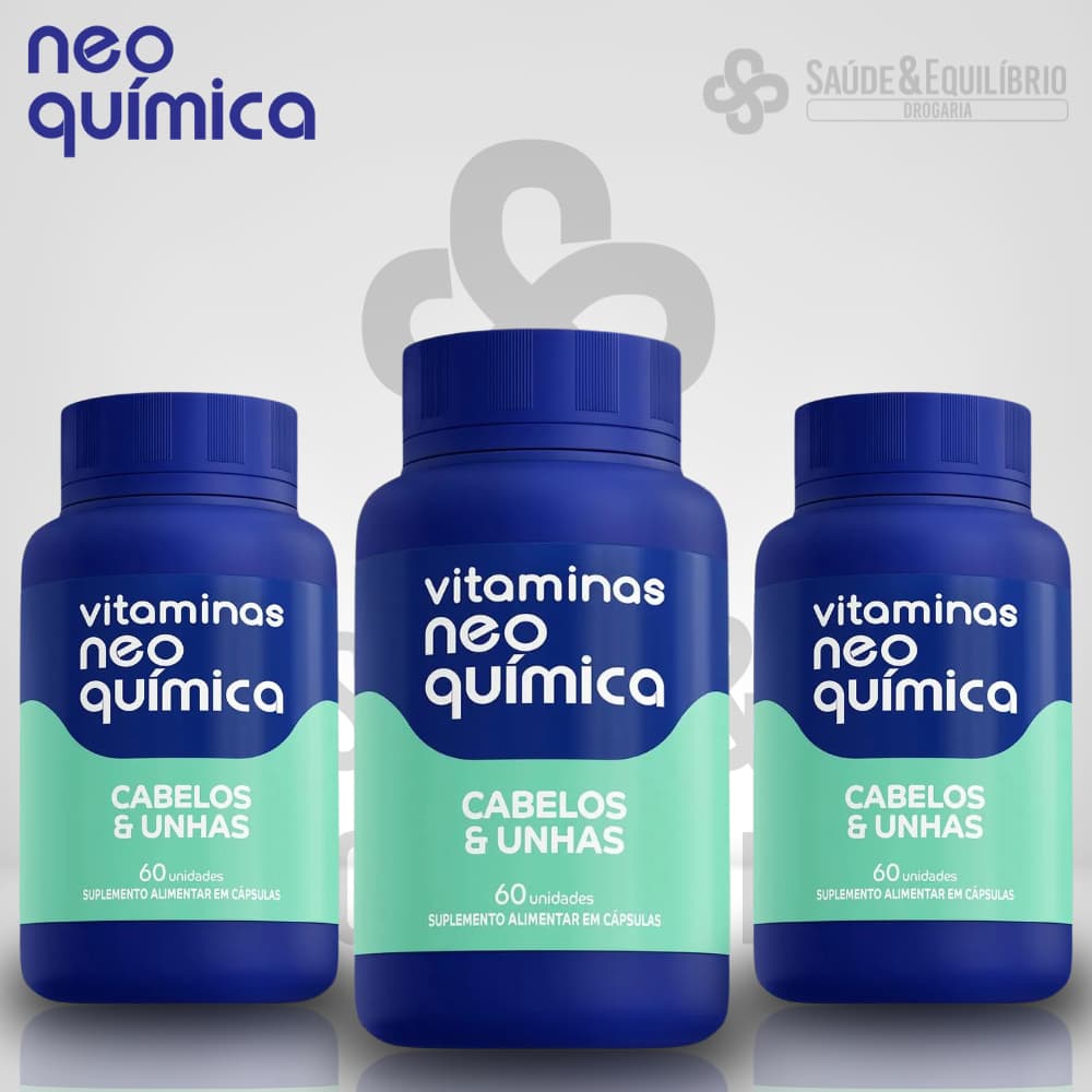 Vitamina para Cabelos e Unhas Crescimento e Brilho Natural