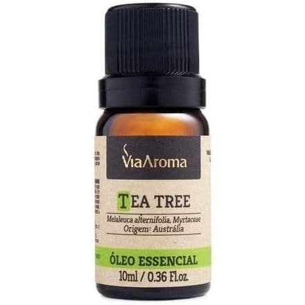Óleo Essencial Tea Tree/melaleuca 10ml Natural Via Aroma