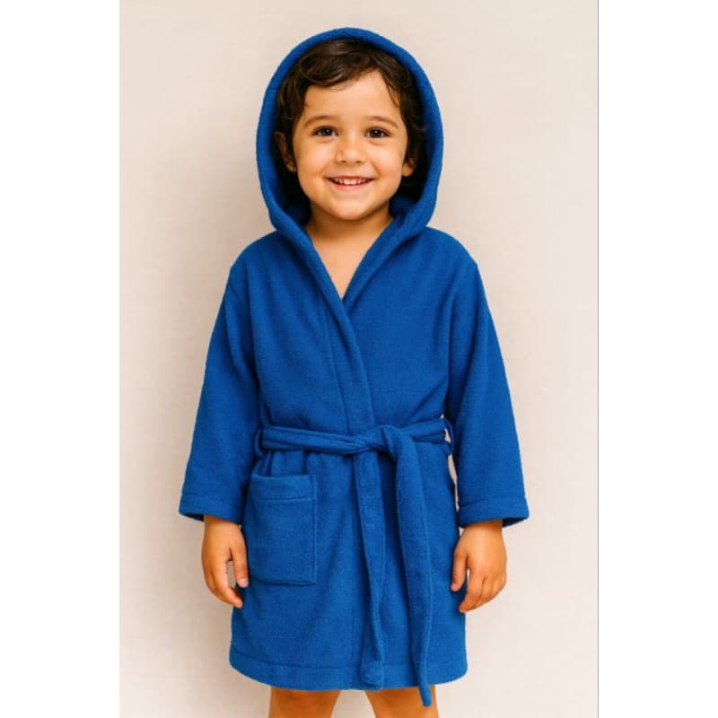 Roupão Infantil atoalhado para banho piscina praia