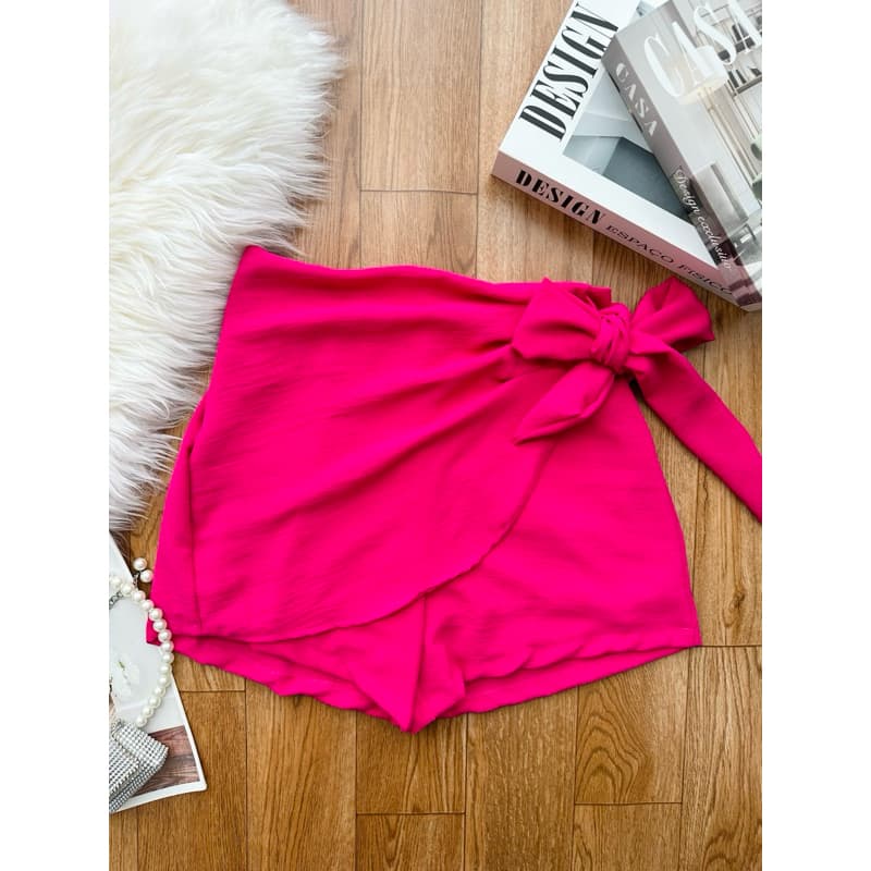 short com saia de duna com forró / liso /moda feminina