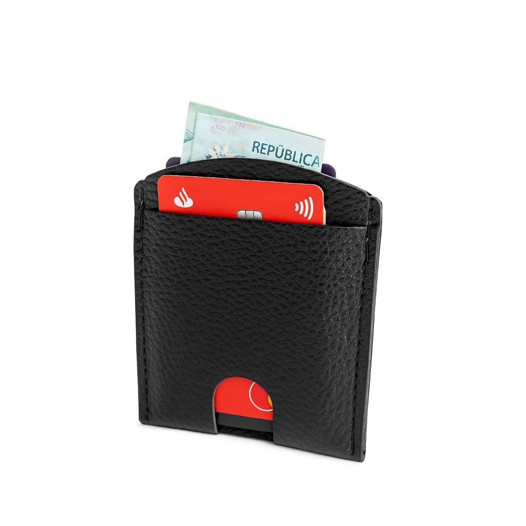 Porta-Cartão Masculino e Feminino em Couro Sintético – Compacto, Versátil e Sofisticado