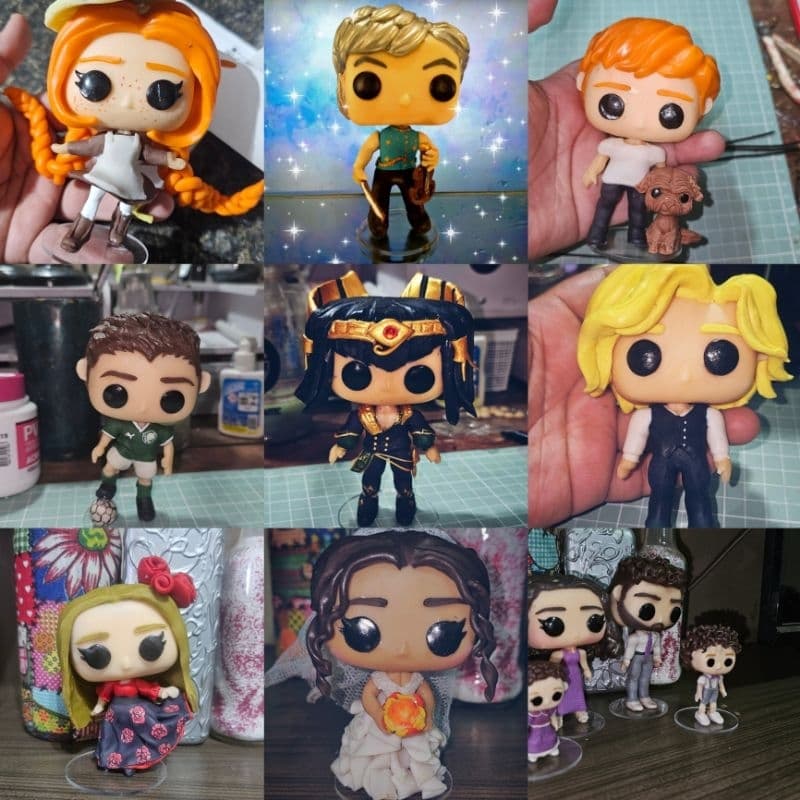 Boneco Colecionavel Artesanal Personalizado Pop em Biscuit