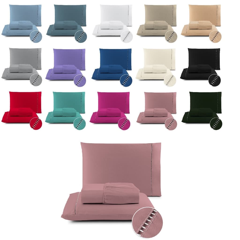 Kit Jogo De Cama Solteiro,Casal,Queen e King de 2 a 3 pçs  Cores Promoção