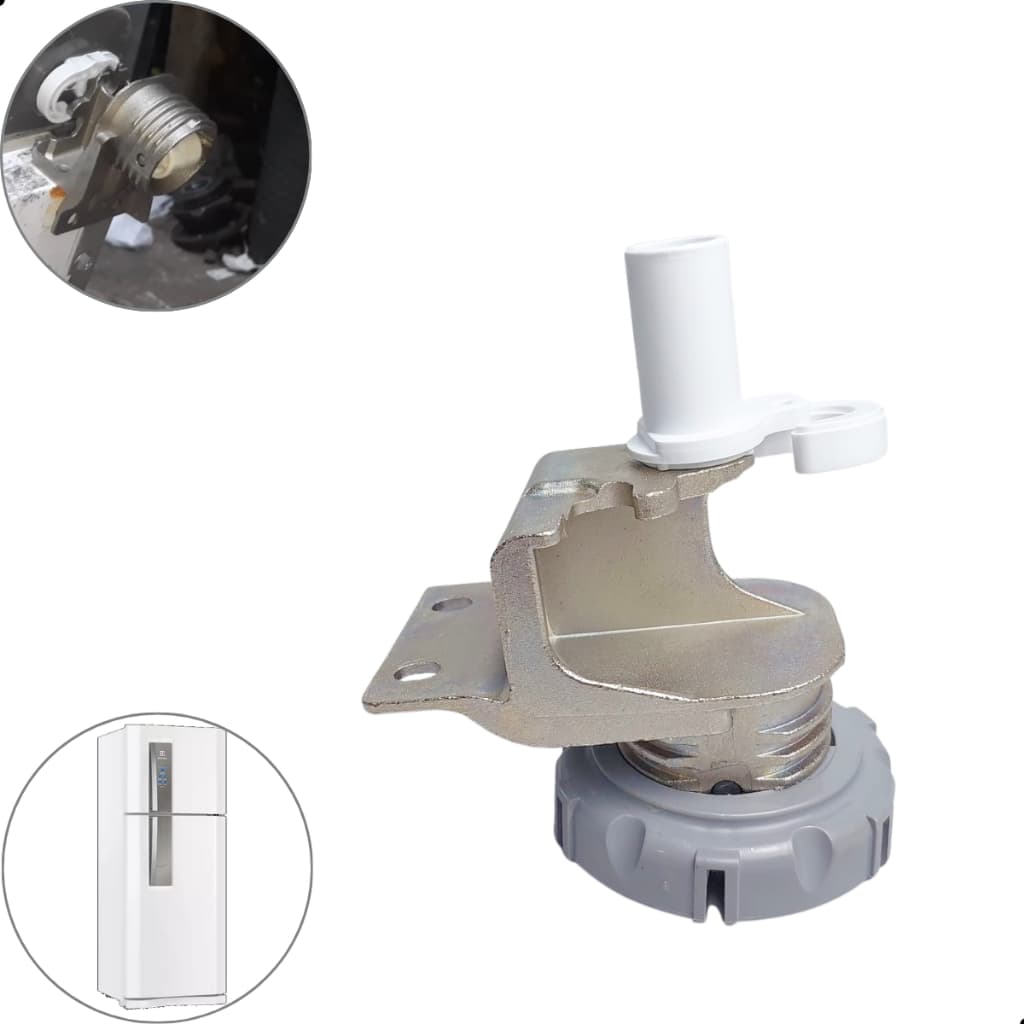 Pino dobradiça inferior da porta geladeira electrolux Df52x Df51x Dfn52 Df80