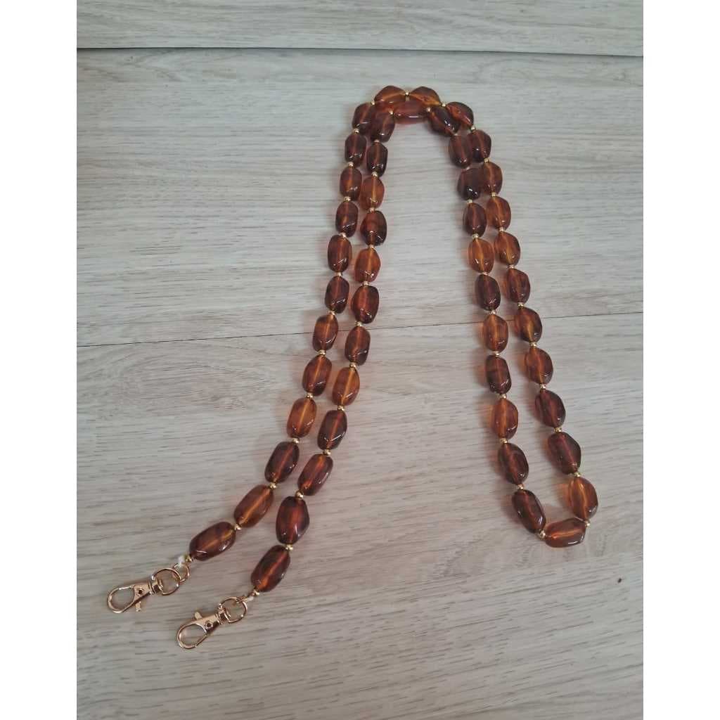 Alça para bolsas de resina 1.20m com mosquetão dourado