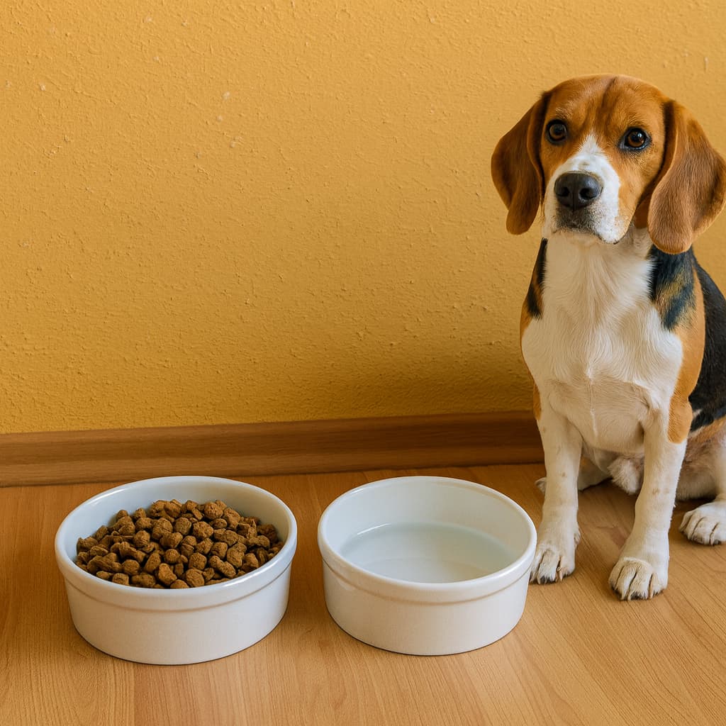 Kit 2 Comedouro e Bebedouro de Porcelana 600ml